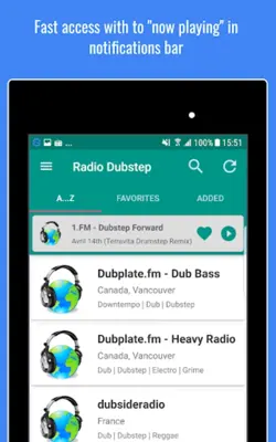 Dubstep Music Radio android App screenshot 1